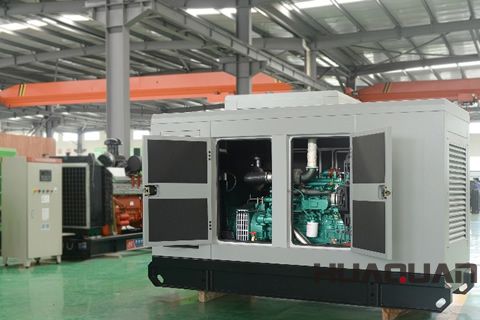 陜北現肉夾饃式大樓 華全發(fā)電機組也趕來湊趣