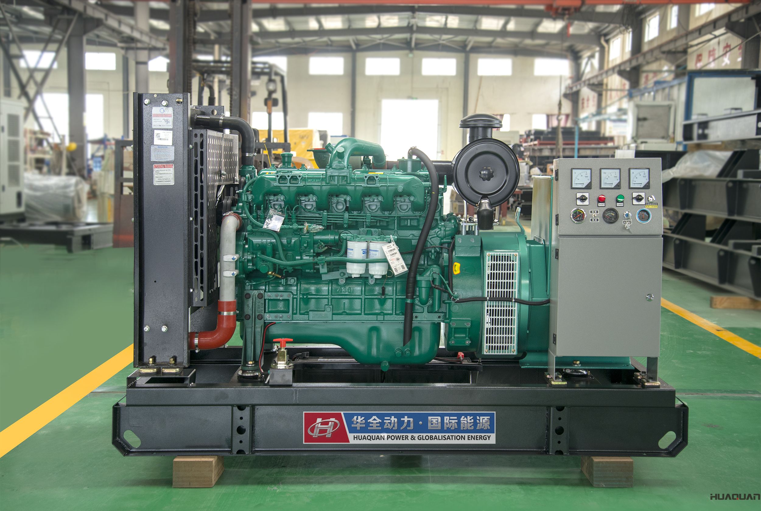 2018年4月26日華全動力100kw立柜自啟動發(fā)電機組發(fā)往河北省