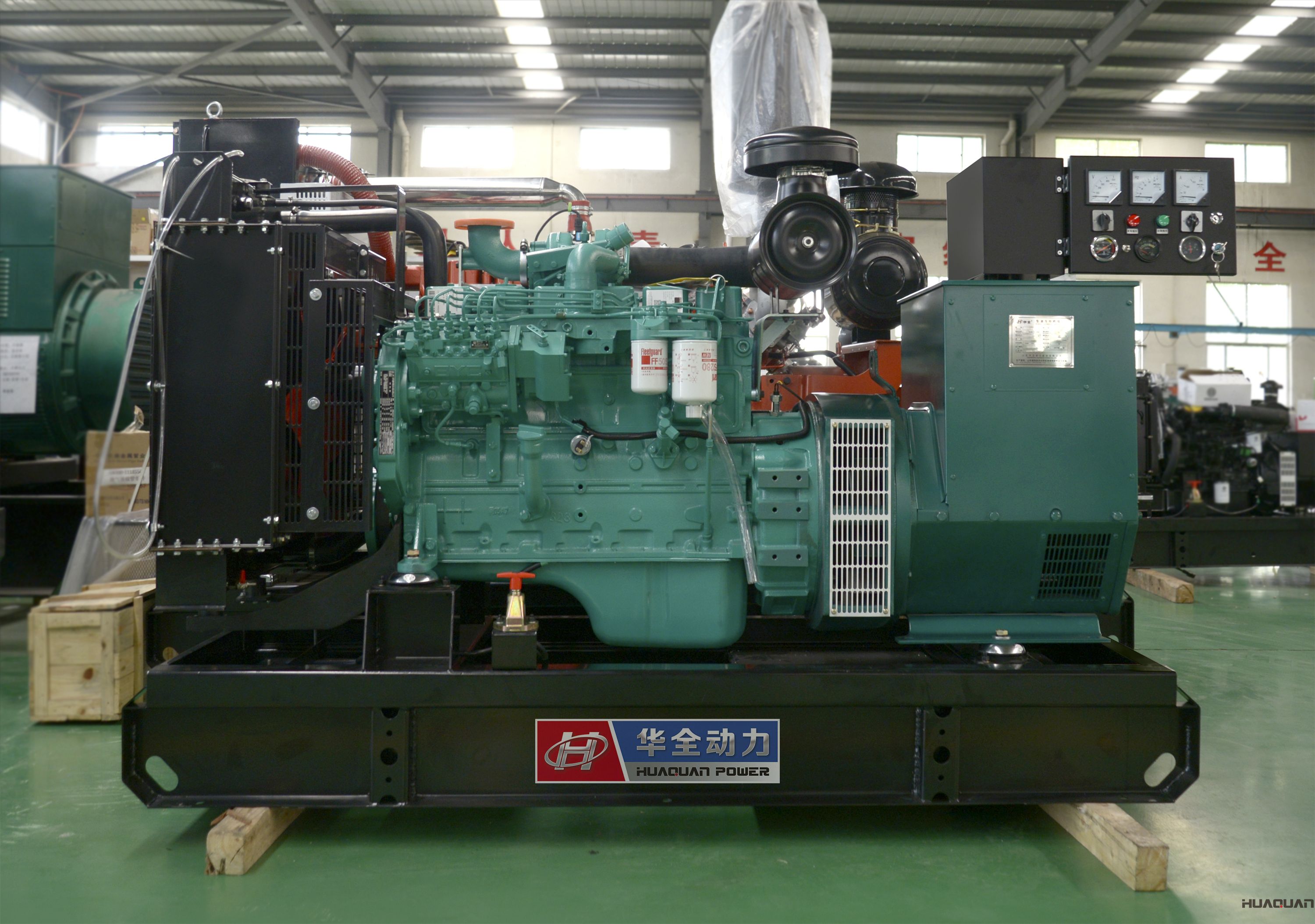 2018年4月26日華全動力一臺75kw自動化發(fā)電機組發(fā)往江蘇連云港