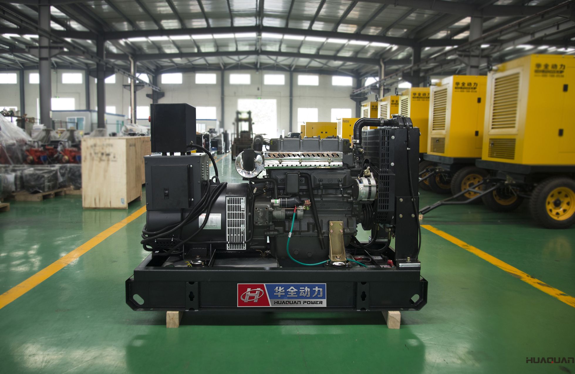 2018年4月27日華全動力一臺50kw標(biāo)配發(fā)電機組發(fā)往江蘇