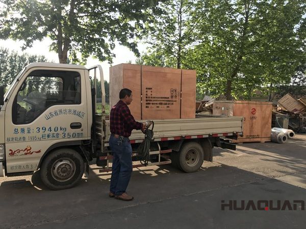 2018年5月31日一臺64kw沼氣發(fā)電機組從華全順利發(fā)往湖北省安陸市