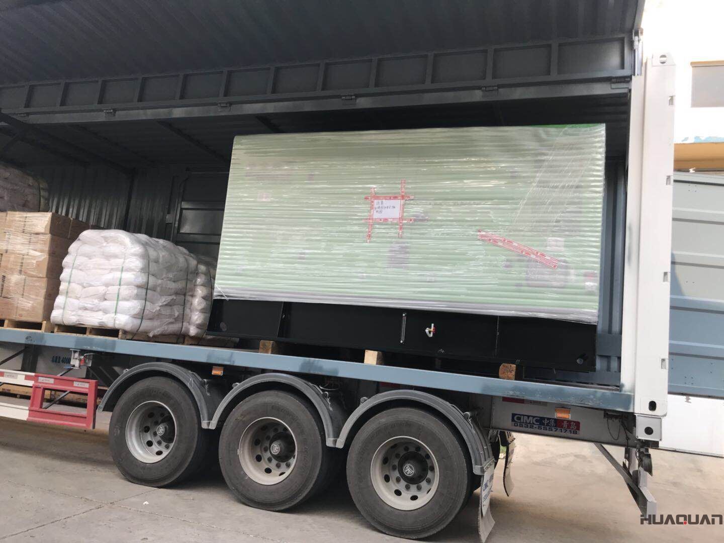 一臺HQ250GF標配柴油機水泵于7月13日成功發往山東省淄博市