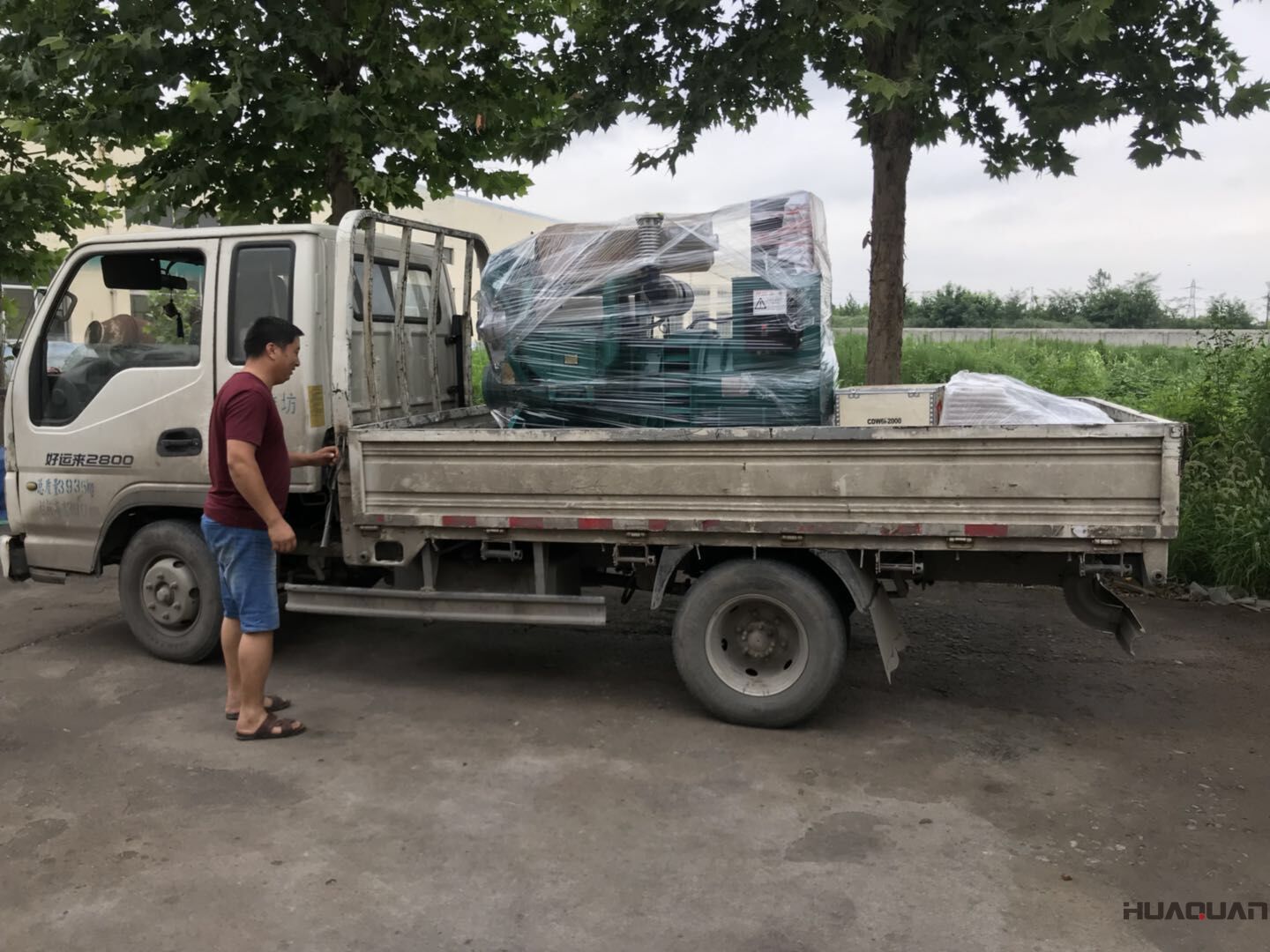 發貨了！一臺HQ300GF自動化發型柴油機水泵于7月14號發往河北