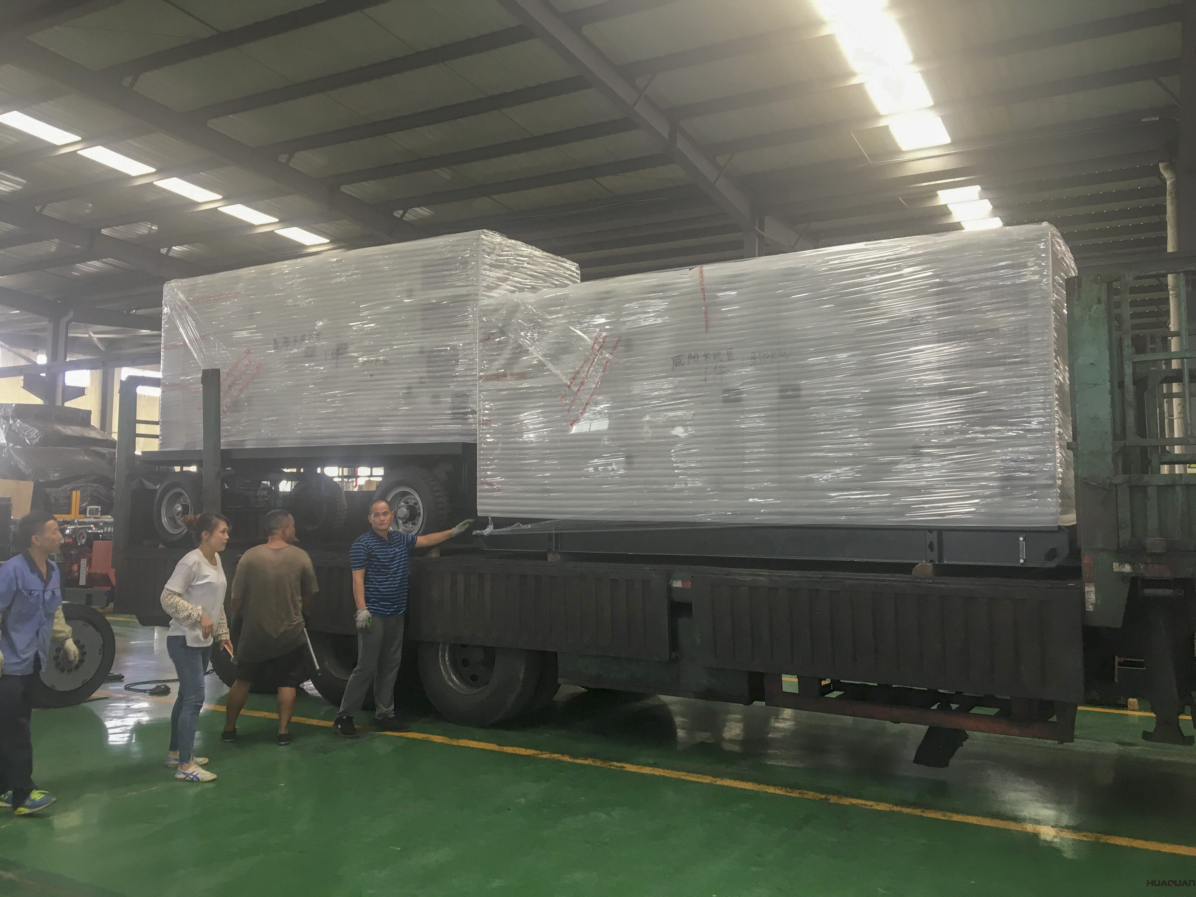 8月10日，一臺(tái)400kw靜音箱柴油發(fā)電機(jī)從華全動(dòng)力成功發(fā)往上海