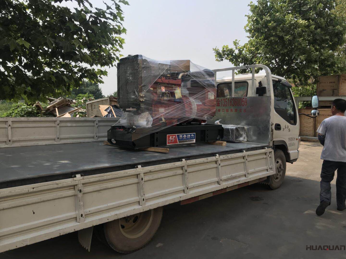 一臺(tái)30kw標(biāo)配柴油發(fā)電機(jī)組于8月21日成功發(fā)往山東省