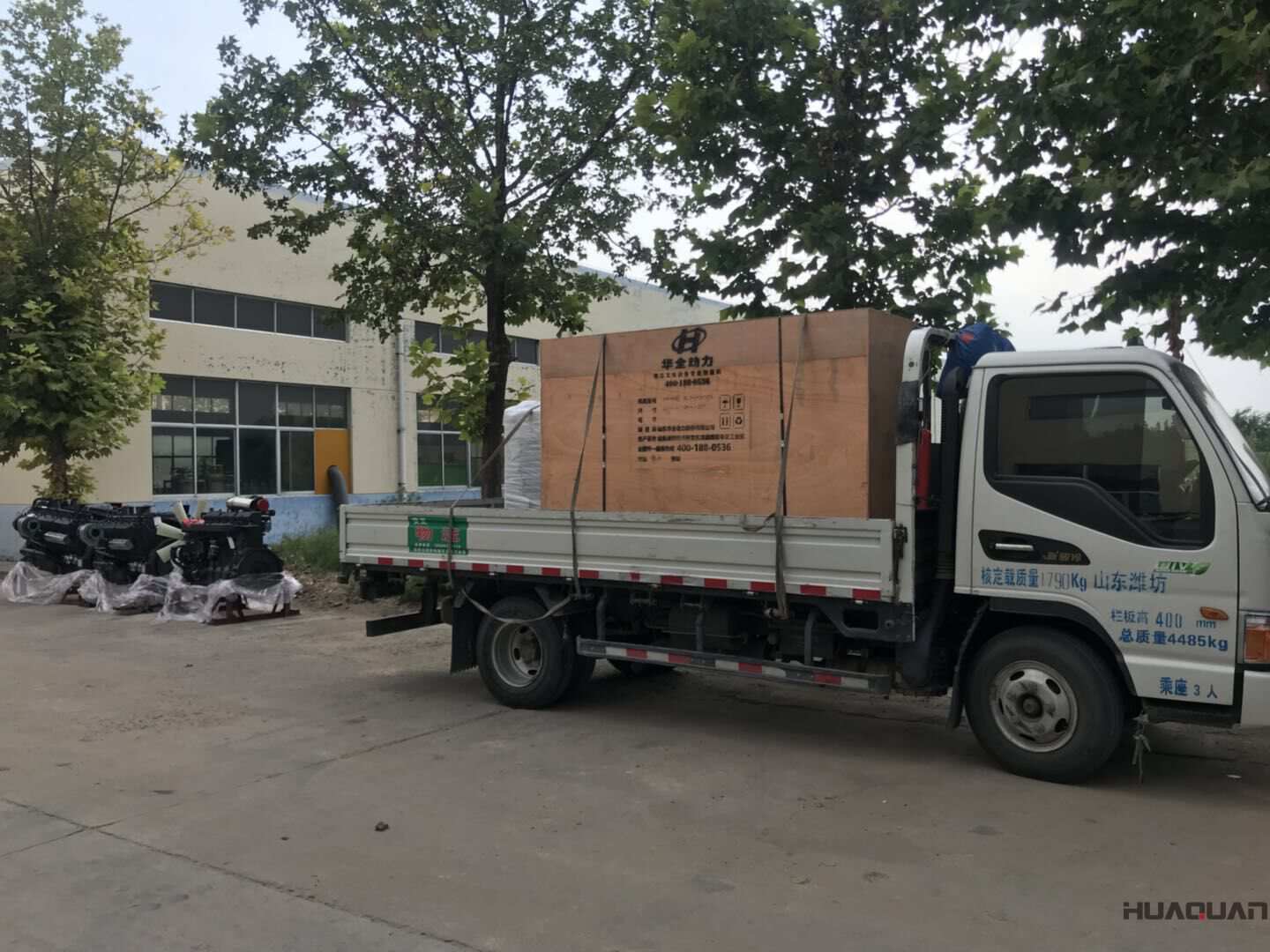 一臺(tái)20kw立柜自啟動(dòng)柴油發(fā)電機(jī)組于9月7日發(fā)往湖北