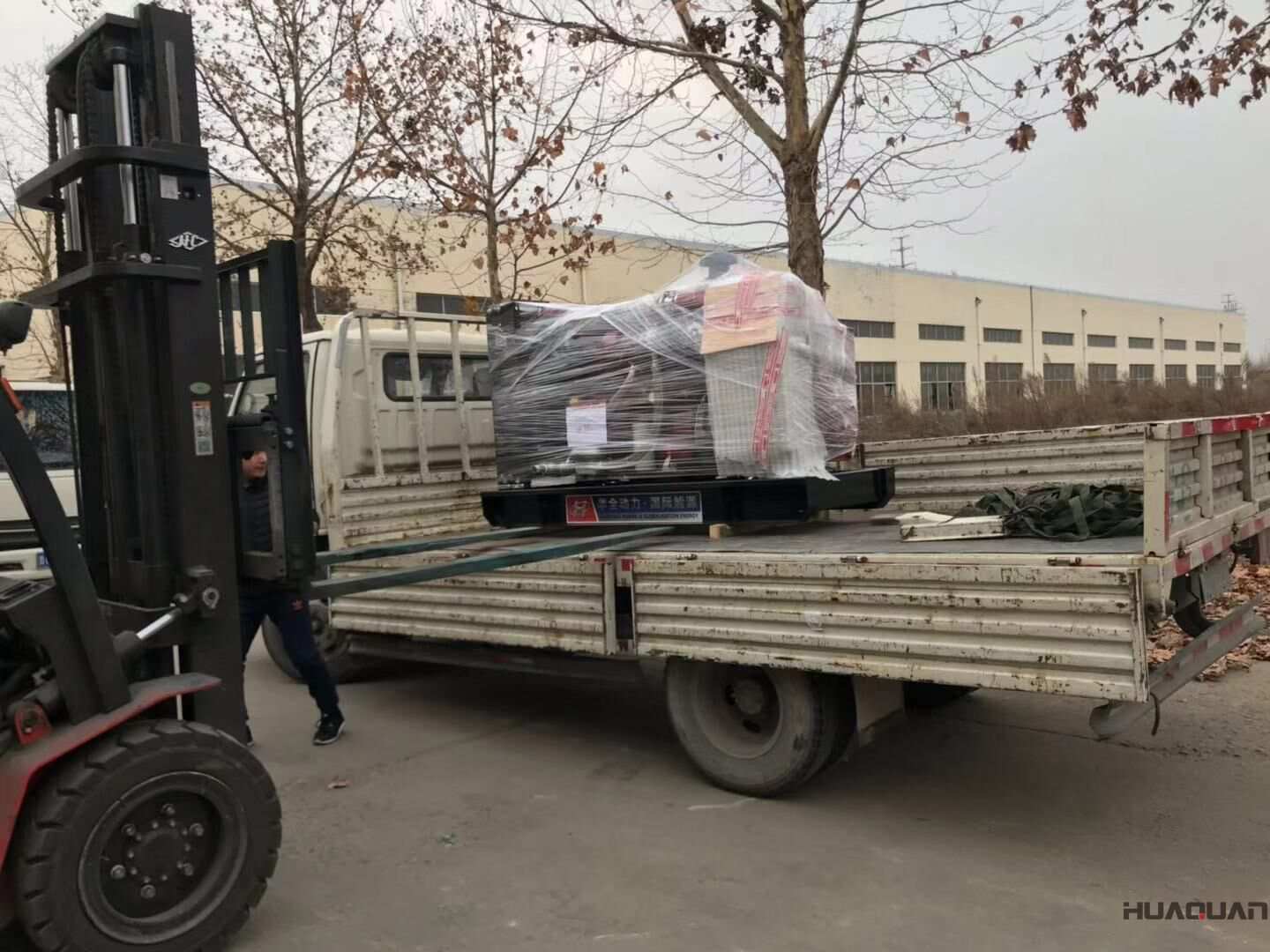 11月3日，一臺30kw標配柴油發電機組已經從華全動力發往貴州