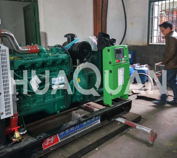 天津大沽南路550kW發電機組電站項目